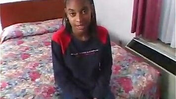 Young Ebony Inky Teen in Inky Hardcore Porn Video
